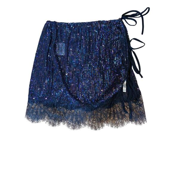 NWT Free people gold ush slip black combo size small - Picture 5 of 9